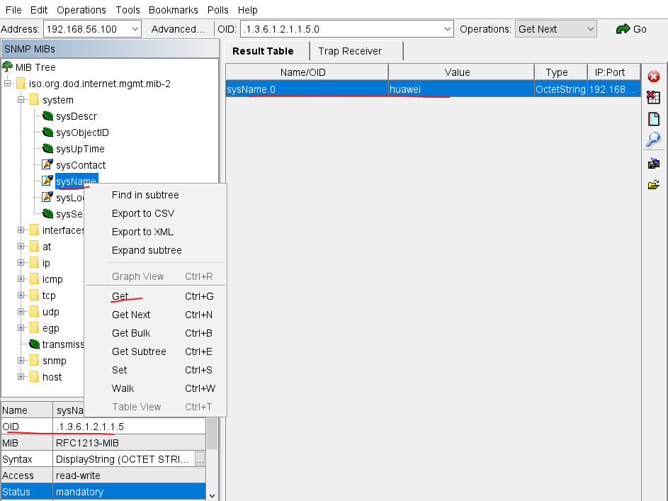 5 1ireasoning mib browser get